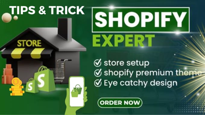 Gig Preview - Be your shopify expert for store designing, speed optimization, SEO