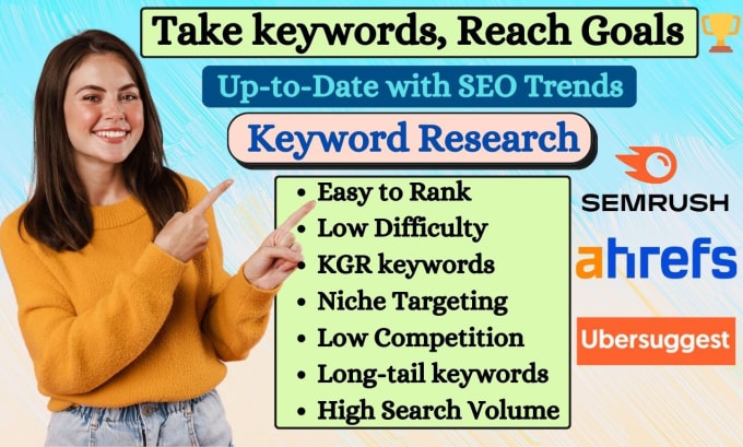 Gig Preview - Do best keyword research to supercharge your website SEO