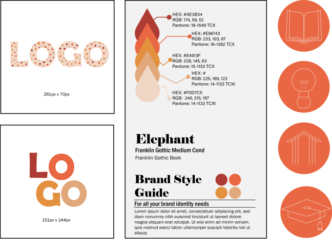 Gig Preview - Create a simple, clean brand style guide for your business