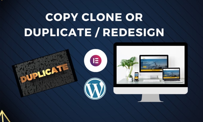 Gig Preview - Copy clone or duplicate any website into wordpress