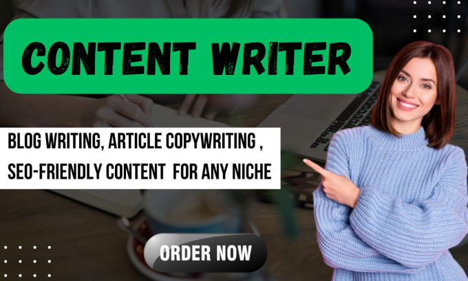 Gig Preview - Your SEO content writer or copywriter for your blog post and article