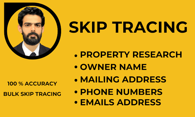 Gig Preview - Deliver bulk skip tracing with the verified property owner