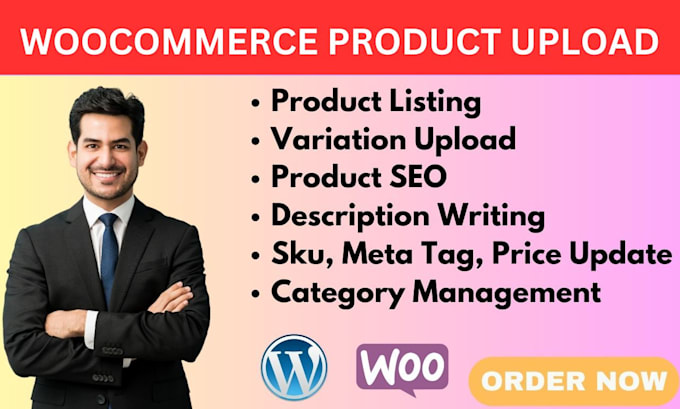 Gig Preview - Wordpress data entry and woocommerce product listing