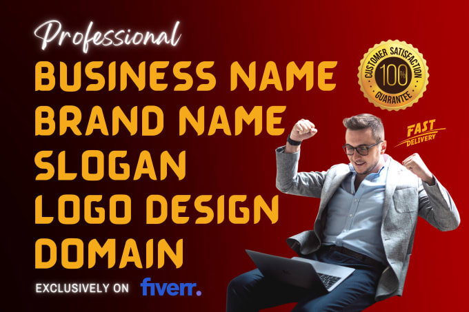 Gig Preview - Create ideal business name, brand name, slogan,  logo design