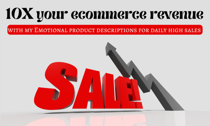 Gig Preview - Write emotional product descriptions that 10x your ecommerce sales