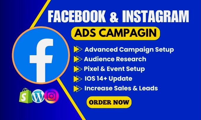 Gig Preview - Setup facebook ads campaign for your shopify store