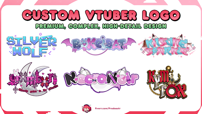 Gig Preview - Design vtuber logo for your youtube or twitch stream