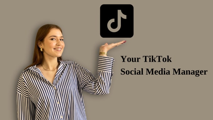 Gig Preview - Be your tiktok social media manager