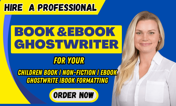 Bestseller - be your ebook writer, ghost book writer, children book ghostwriter fiction novel