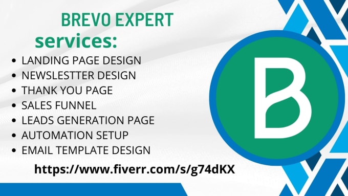 Gig Preview - Do brevo email marketing, brevo automation brevo landing page