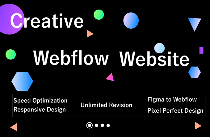 Gig Preview - Design or redesign webflow website convert figma to webflow and webflow expert