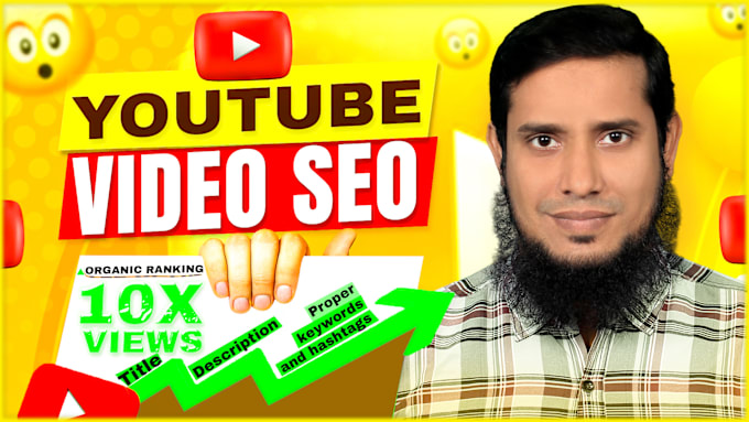 Gig Preview - Do high quality youtube video SEO for top ranking