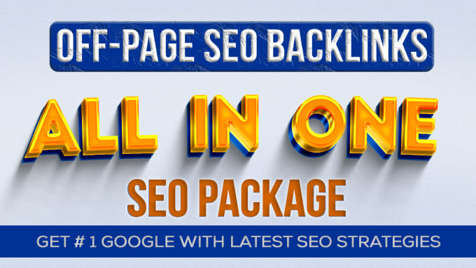 Gig Preview - Power of off page SEO with our exclusive package