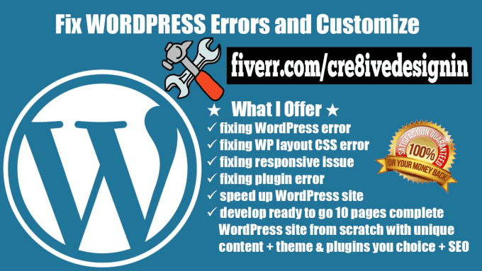 Gig Preview - Fix WORDPRESS Errors, Issues and Customization