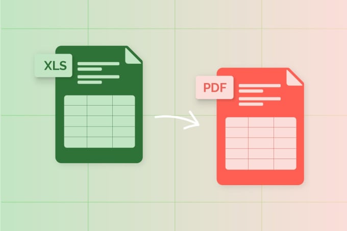 Gig Preview - Excel 2 PDF pro conversion service with fast turnaround