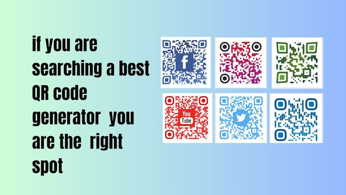 Gig Preview - Do custom qr code design and qr code generator