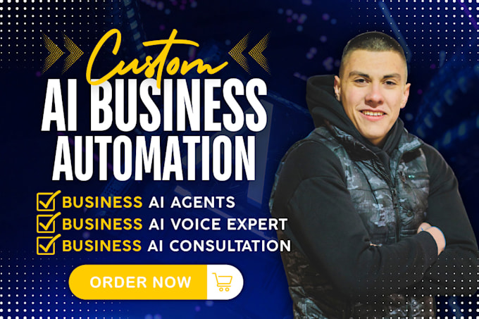 Gig Preview - Create a custom ai system that will automate your business