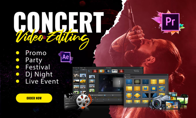 Gig Preview - Edit live concerts, live sessions,dj night, event and promos