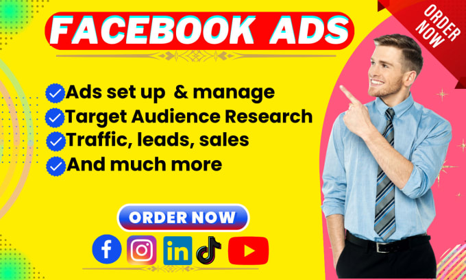 Gig Preview - Create your  facebook marketing  fb  ads campaign