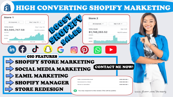 Gig Preview - Setup shopify promotion to boost shopify sales