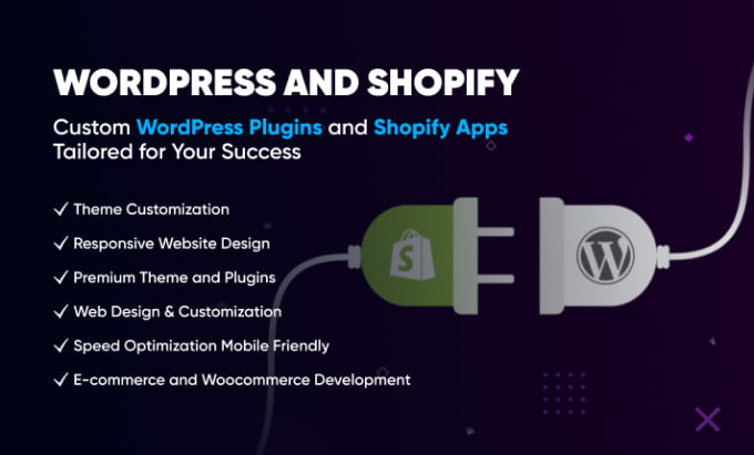 Gig Preview - Create custom wordpress plugin and shopify app