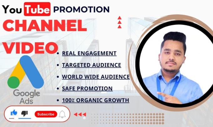 Gig Preview - Do youtube promotion for effective for channel monetization