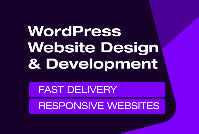 Gig Preview - Build and redesign a wordpress website and apps development for you