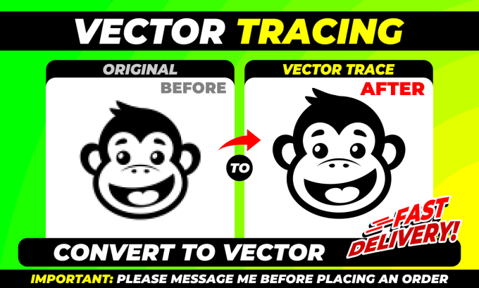 Gig Preview - Do vector tracing or convert to vector art