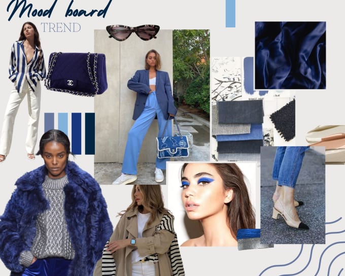 Gig Preview - Do pro moodboard or inspirational trend fashion mood board