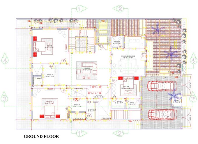 Gig Preview - Draw architectural plan, house plan, and 2d floor plan