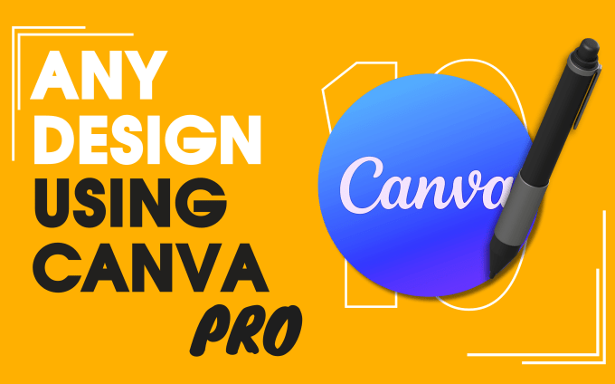 Gig Preview - Create any design using canva pro