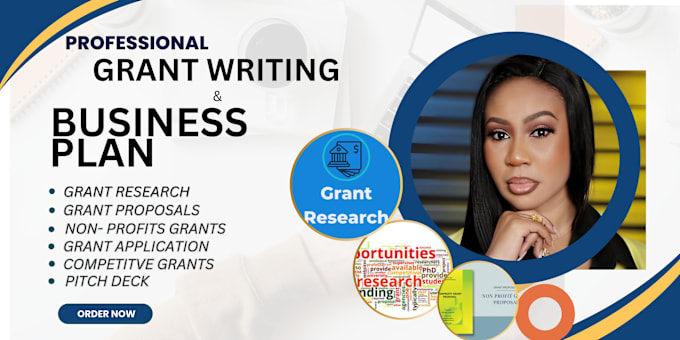 Gig Preview - Do grant research grant proposal and business plan writing