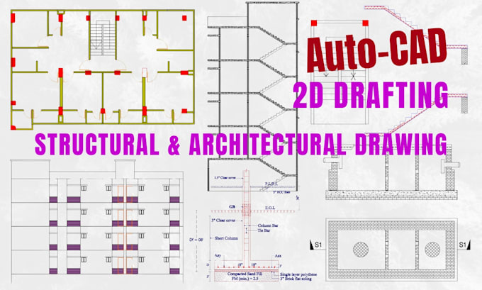 Gig Preview - Do perfect autocad 2d drafting and house plan drawing work