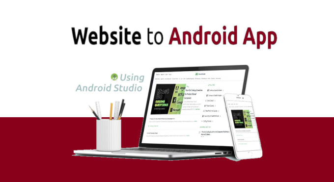 Gig Preview - Convert website to android app using webview