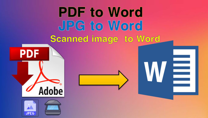 Gig Preview - Convert PDF to word editable file