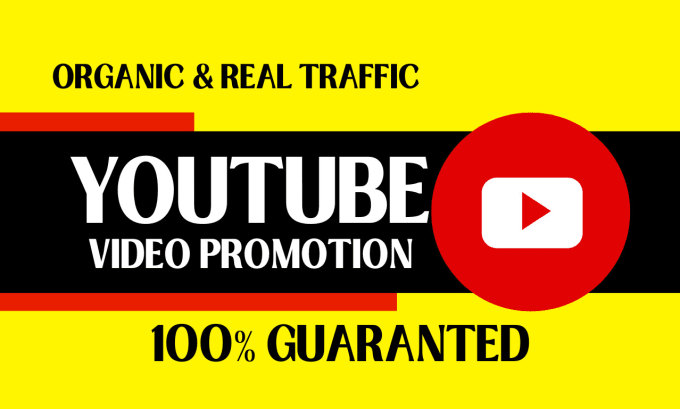 Bestseller - do organic youtube video promotion and marketing by social media