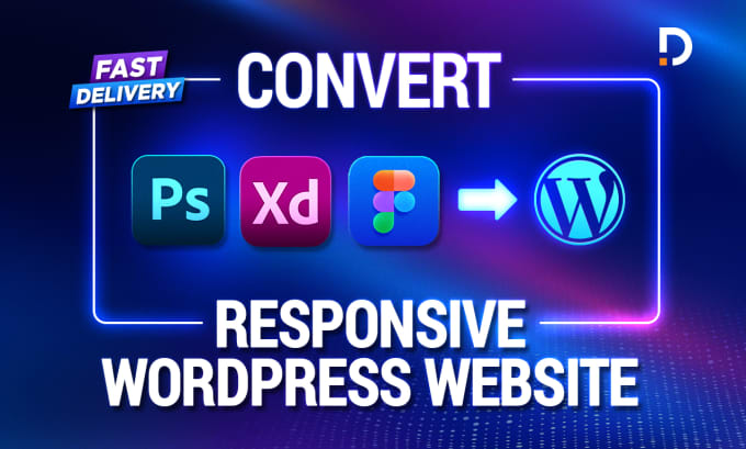 Gig Preview - Convert PSD, xd, or figma to responsive wordpress websites