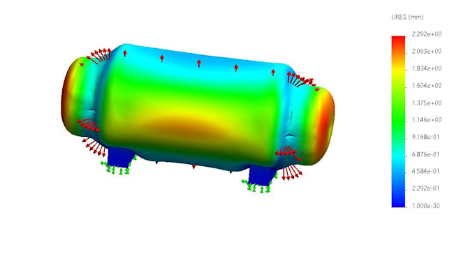 Gig Preview - Do fea analysis, cfd simulations, 3d design using  ansys and solidworks