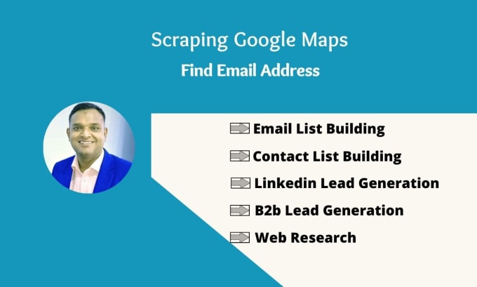 Gig Preview - Scrap google maps for emails and lead generation