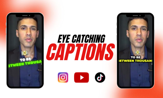 Gig Preview - Make your short video eye catching with viral captions