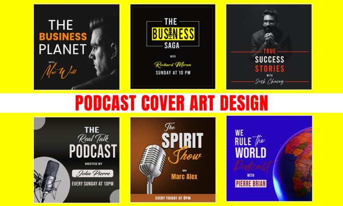 Gig Preview - Do podcast cover art, podcast artwork, podcast cover art design