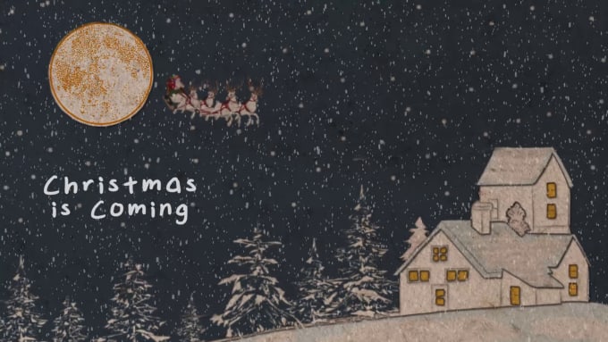 Gig Preview - Create an amazing hand drawn lyric video for christmas song