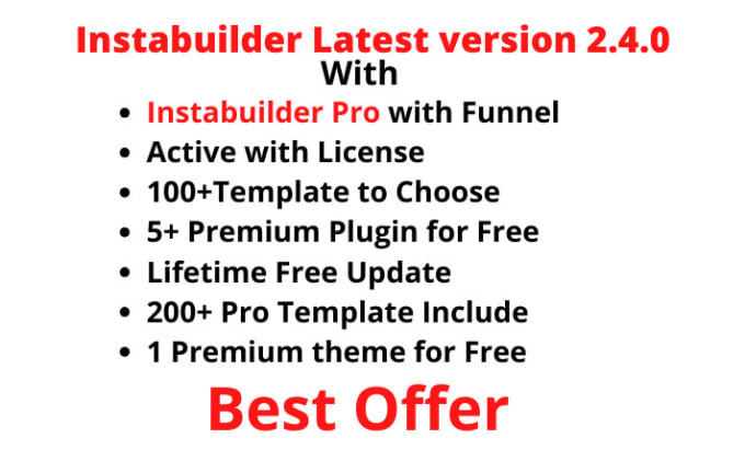 Gig Preview - Install the latest version of instabuilder 2 4 0 on your website