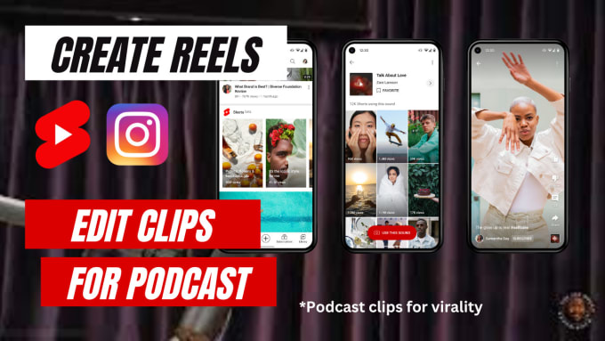 Gig Preview - Make tiktok clips for your podcast