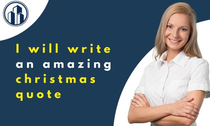 Gig Preview - Create amazing christmas quotes, message,wishes for instagram with your logo