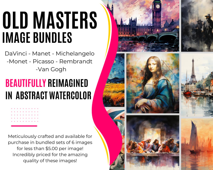 Gig Preview - Create beautifully reimagined art from old masters such as davinci, picasso, etc