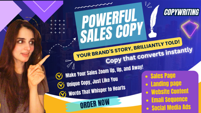 Bestseller - do high converting copywriting for best sales copy, landing page and email copy