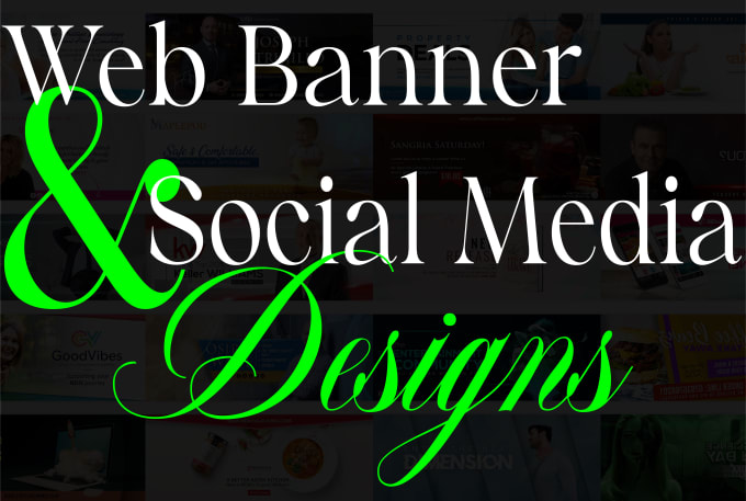 Gig Preview - Do web and social media banners, covers, or ads design