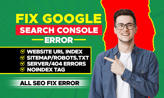 Bestseller - fix index coverage errors in google search console, technical seo, indexing