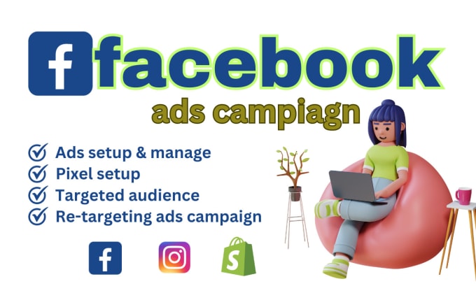 Gig Preview - Setup facebook ads campaign for leads and sales